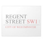 REGENT STREET  Notepads