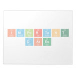 Important
 Dates  Notepads