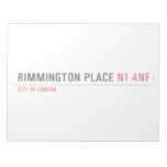 Rimmington Place  Notepads