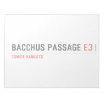 Bacchus Passage  Notepads