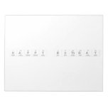 Happy B|ir|thday  Notepads