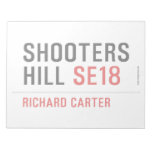 Shooters  Hill  Notepads