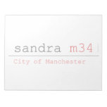 sandra  Notepads