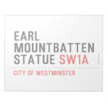 earl mountbatten statue  Notepads