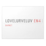 Lovelurveluv  Notepads