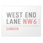 West End  Lane  Notepads