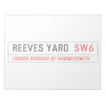Reeves Yard   Notepads