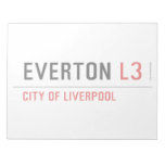 EVERTON  Notepads