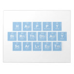 Happy
 Birthday
 Scarlet  Notepads