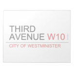third avenue  Notepads