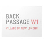 Back Passage  Notepads