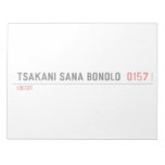 Tsakani Sana Bonolo   Notepads