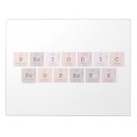 Periodic
 property  Notepads