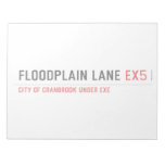 Floodplain lane  Notepads