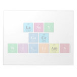 laney
 gace
 williams  Notepads