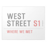 West Street  Notepads
