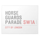 horse guards parade  Notepads
