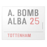 A. BOMB ALBA  Notepads