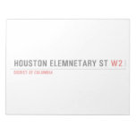 houston elemnetary st  Notepads