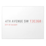 4th Avenue SW  Notepads