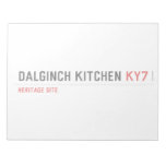 Dalginch Kitchen  Notepads