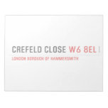 Crefeld Close  Notepads