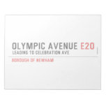 Olympic Avenue  Notepads