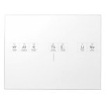walk the line
   Notepads