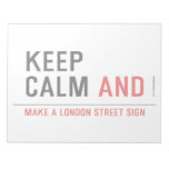 KEEP  CALM  Notepads