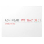 Ash road   Notepads