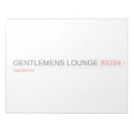 Gentlemens Lounge  Notepads