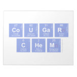 Cougar 
 Chem  Notepads