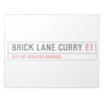 Brick Lane Curry  Notepads