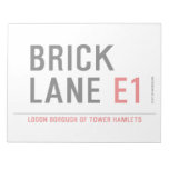 Brick lane  Notepads