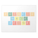 Periodic
 Table
 Writer  Notepads