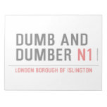 DUMB AND DUMBER  Notepads