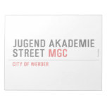 jugend akademie Street  Notepads