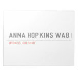 Anna Hopkins WA8  Notepads