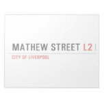 Mathew street  Notepads