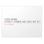 Your Name Street aymen abi love w1  Notepads