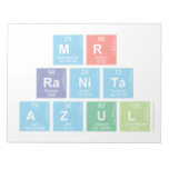 Mr
 RANITA 
 Azul  Notepads