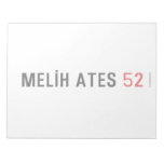MELİH ATES  Notepads