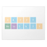 Happy 
 Holidays   Notepads