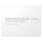 abdi khadar   Notepads