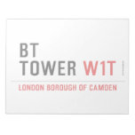 BT TOWER  Notepads