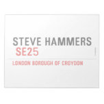 steve hammers   Notepads