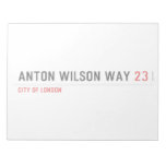 Anton Wilson Way  Notepads