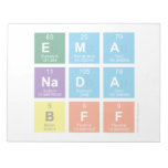 ema
 nada
 bff  Notepads
