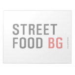 Street Food  Notepads