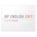 NP English  Notepads